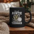 Proud Auntie Of An Official Teenager 13th Birthday Baseball Graphic Print Coffee Mug