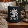 Proud Daddy Of A 2025 Senior Baseball Dad Papa Grad 2025 Graphic Print Coffee Mug