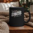 Proud Senior Grandma Class Of 2026 Baseball Graduate Leopard Graphic Print Coffee Mug
