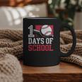 Retro 100 Days Of School Baseball Teacher Student 100 Days Graphic Print Coffee Mug
