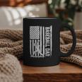 Retro Baseball Dad Us America Flag Fathers Day Graphic Print Coffee Mug Retro Baseball Dad Us America Flag Fathers Day Graphic Print Coffee Mug