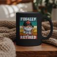 Retro Baseball Retirement Gnome Baseball Dad Finally Retired Graphic Print Coffee Mug Retro Baseball Retirement Gnome Baseball Dad Finally Retired Graphic Print Coffee Mug
