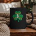 Retro Shamrock Baseball St Patricks Day Men Women Boys Girls Graphic Print Coffee Mug