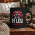 Run I Dare You Baseball Ball Player Catcher Coach Tee Graphic Print Coffee Mug