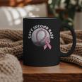 Save 2nd Base Breast Cancer Awareness Pink Ribbon Baseball Graphic Print Coffee Mug Save 2nd Base Breast Cancer Awareness Pink Ribbon Baseball Graphic Print Coffee Mug
