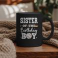 Sister Of The Birthday Boy Baseball Bday Family Graphic Print Coffee Mug