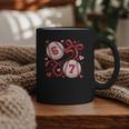 Six Seven Baseball Lover Sports Red Heart Bow Valentine Girl Graphic Print Coffee Mug
