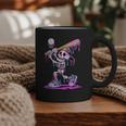 Skeleton Baseball Drip Boys Youth Kids Halloween Graphic Print Coffee Mug
