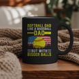 Softball Dad Like A Baseball Dad But Bigger Balls Back Graphic Print Coffee Mug Softball Dad Like A Baseball Dad But Bigger Balls Back Graphic Print Coffee Mug
