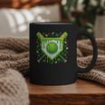 St Patrick Day Baseball Drip Ice Cream Boys Men Graphic Print Coffee Mug