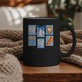 Stamps Coquette Bow Baseball Kids Youth Girls Baseball Mom Graphic Print Coffee Mug