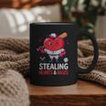 Stealing Hearts And Bases Baseball Player Valentine's Day Graphic Print Coffee Mug Stealing Hearts And Bases Baseball Player Valentine's Day Graphic Print Coffee Mug