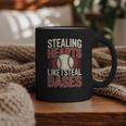 Stealing Hearts Like I Steal Bases Baseball Valentine Retro Graphic Print Coffee Mug Stealing Hearts Like I Steal Bases Baseball Valentine Retro Graphic Print Coffee Mug