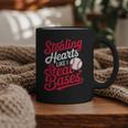 Stealing Hearts Like I Steal Bases Cute Baseball Boys Graphic Print Coffee Mug Stealing Hearts Like I Steal Bases Cute Baseball Boys Graphic Print Coffee Mug