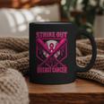 Strike Out Breast Cancer Baseball Ice Cream Drip Graphic Print Coffee Mug Strike Out Breast Cancer Baseball Ice Cream Drip Graphic Print Coffee Mug