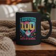 I Survived 100 Days Of School Baseball Drip Students Teacher Graphic Print Coffee Mug