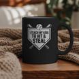 I Teach My Kids To Hit & Steal Baseball Player Coach Dad Tee Graphic Print Coffee Mug I Teach My Kids To Hit & Steal Baseball Player Coach Dad Tee Graphic Print Coffee Mug