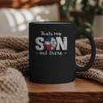 Thats My Son Out There For a Dominican Baseball Mom Graphic Print Coffee Mug