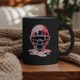 Valentine Baseball Catcher Mask Ice Cream Drip Tee For Boys Graphic Print Coffee Mug