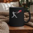 Valentines Day Baseball Batter Silhouette Heart Graphic Print Coffee Mug Valentines Day Baseball Batter Silhouette Heart Graphic Print Coffee Mug