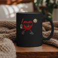 Valentines Day Baseball Red Heart Love Boys Kids Tee Graphic Print Coffee Mug