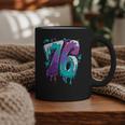 Vintage Baseball 76 Number Graphic Print Coffee Mug