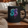 Vintage Baseball 88 Number Graphic Print Coffee Mug