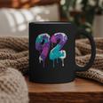 Vintage Baseball 92 Number Graphic Print Coffee Mug