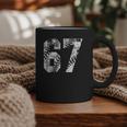 Vintage Baseball Number 67 Jersey Player Uniform Graphic Print Coffee Mug Vintage Baseball Number 67 Jersey Player Uniform Graphic Print Coffee Mug