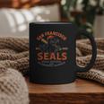 Vintage San Francisco Seals California Baseball Logo Graphic Print Coffee Mug