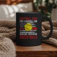 Vintage Softball Dad Like A Baseball Dad US Flag Graphic Print Coffee Mug Vintage Softball Dad Like A Baseball Dad US Flag Graphic Print Coffee Mug