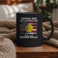 Vintage Softball Dad Like A Baseball Dad US Flag Fathers Day Graphic Print Coffee Mug Vintage Softball Dad Like A Baseball Dad US Flag Fathers Day Graphic Print Coffee Mug