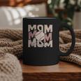 Women's Retro Baseball Mama Distressed Baseball Mom Life Graphic Print Coffee Mug