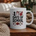 100 Days Of School Coquette Bow Baseball 100th Day Girl Kid Graphic Print Coffee Mug 100 Days Of School Coquette Bow Baseball 100th Day Girl Kid Graphic Print Coffee Mug
