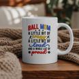 Ball Mom Proud Volleyball Baseball Mom Graphic Print Coffee Mug Ball Mom Proud Volleyball Baseball Mom Graphic Print Coffee Mug