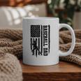 Baseball Dad Retro American USA Flag Baseball Father's Day Graphic Print Coffee Mug Baseball Dad Retro American USA Flag Baseball Father's Day Graphic Print Coffee Mug
