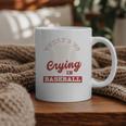 Baseball Game Day There Is No Crying In Baseball Graphic Print Coffee Mug