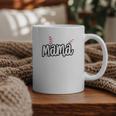 Baseball Mama Scribble Heart Baseball Mom Sports Team Tball Graphic Print Coffee Mug