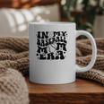 In My Baseball Mom Era Retro Groovy Sports Parent Graphic Print Coffee Mug