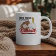 Baseball Mom Hot Mess Always Stressed Baseball Mama Graphic Print Coffee Mug