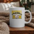 Baseball Mom Sports Mom Yellow Graphic Print Coffee Mug