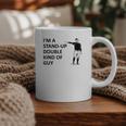 Baseball Pun Saying I'm a Stand Up Double Type Of Guy Graphic Print Coffee Mug