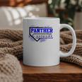 Blue Panther Baseball Home Plate Game Day Mascot Panther Graphic Print Coffee Mug Blue Panther Baseball Home Plate Game Day Mascot Panther Graphic Print Coffee Mug