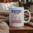 Bruh It's My 2nd Birthday Boy Baseball Themed Party Graphic Print Coffee Mug