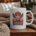 Chinese New Year 2026 Fire Horse Celebration Raglan Baseball Tee Graphic Print Coffee Mug