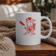 Drippy Baseball Mascot Valentine Heart Glasses Cartoon Graphic Print Coffee Mug Drippy Baseball Mascot Valentine Heart Glasses Cartoon Graphic Print Coffee Mug