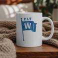 Fly The W Chicago Baseball Winning Flag Distressed Premium Tri-Blend Graphic Print Coffee Mug Fly The W Chicago Baseball Winning Flag Distressed Premium Tri-Blend Graphic Print Coffee Mug