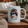 Football Mom Baseball Mom Of Both Messy Bun Mother's Day Premium Tri-Blend Graphic Print Coffee Mug Football Mom Baseball Mom Of Both Messy Bun Mother's Day Premium Tri-Blend Graphic Print Coffee Mug