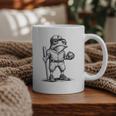 Frog Basketbal Men Women Grumpy Frog Playing Baseball Graphic Print Coffee Mug Frog Basketbal Men Women Grumpy Frog Playing Baseball Graphic Print Coffee Mug