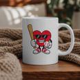 Heart Playing Baseball Valentines Day Graphic Print Coffee Mug Heart Playing Baseball Valentines Day Graphic Print Coffee Mug